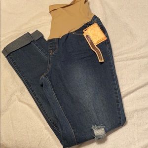 Women’s Distressed Maternity Jeans